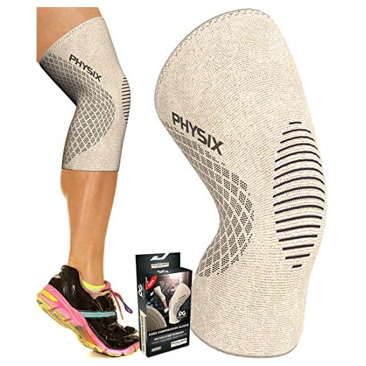 PHYSIX GEAR Knee Support Brace - Beige