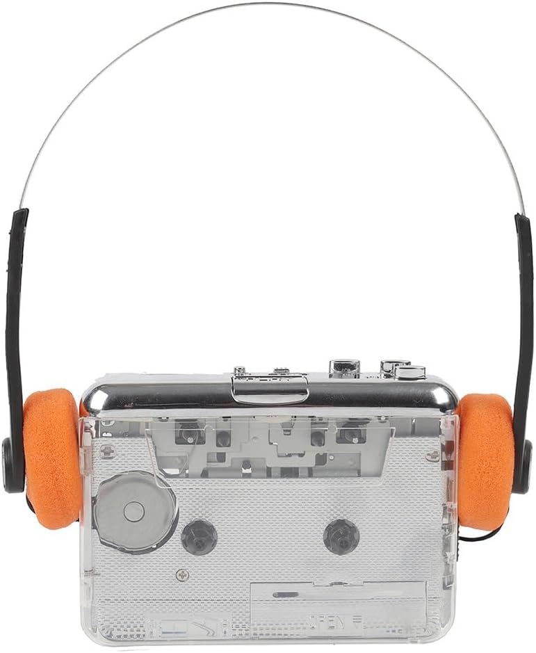 Tape Recorder to MP3 TON010B Cassette Player Portable Transparent USB Tape Capture Music Player to MP3 Format A