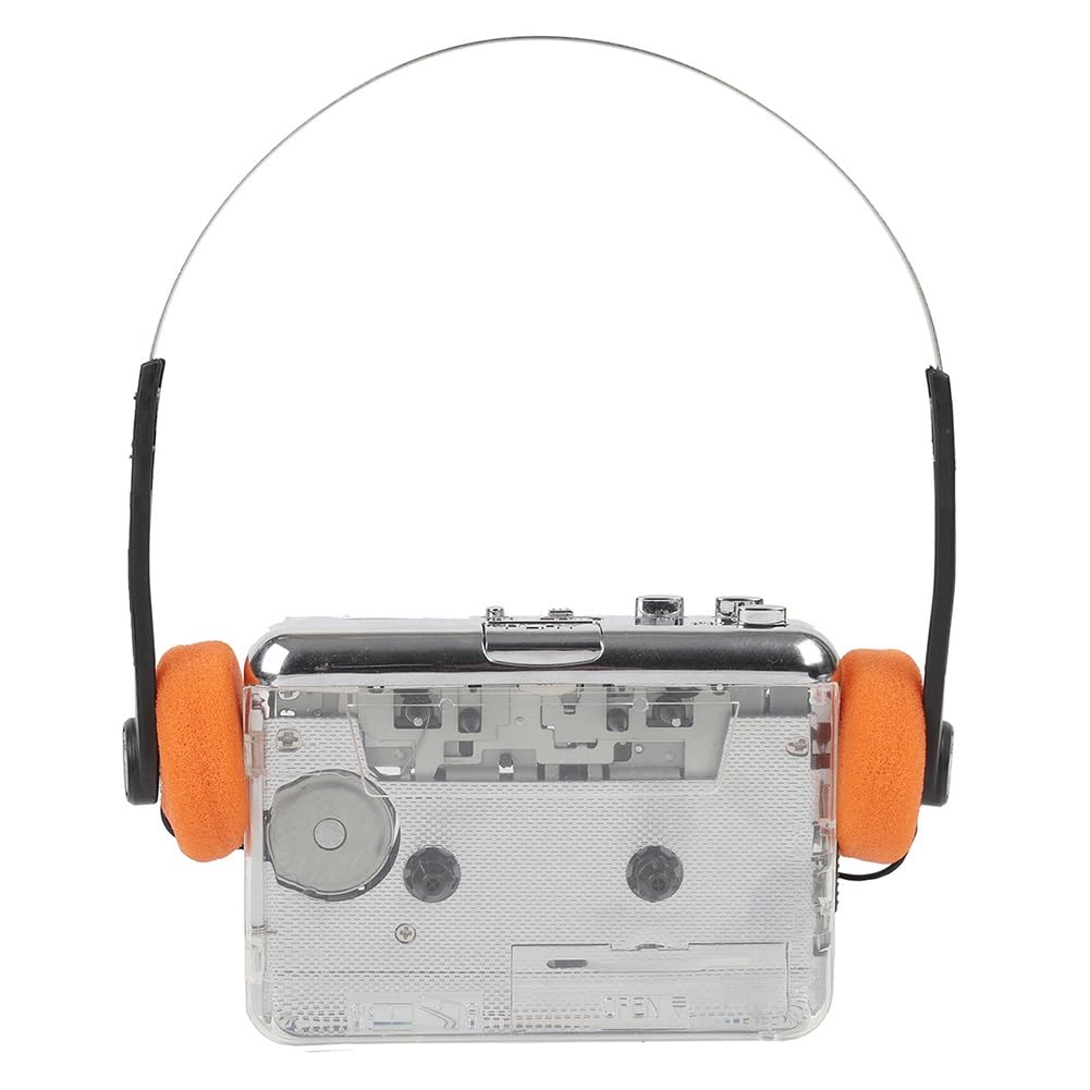 Tape Recorder to MP3 TON010B Cassette Player Portable Transparent USB Tape Capture Music Player to MP3 Format A-image-37