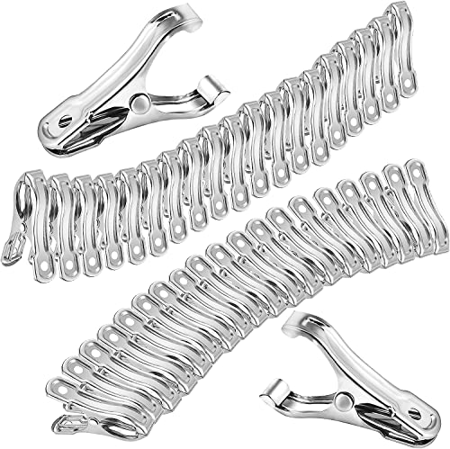 40 PCS Garden Clips, Greenhouse Clamps Made of Stainless Steel