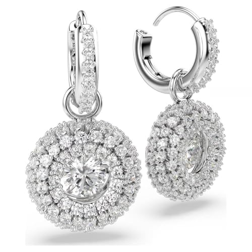 Boucles d'oreilles Swarovski Sublima 5738193 blanches en cristal blanc
