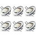 Produktbild Brandson - 6er Set Ultra Flach LED Deckenspot warmweiß schwenkbar - LED Einbauleuchte - LED Einbauspot Spotlight LED Deckenstrahler - Aluminium