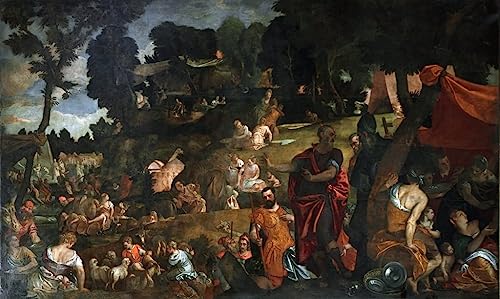 Peinture célèbre de Véronèse en grand format pour sublimer un salon contemporain