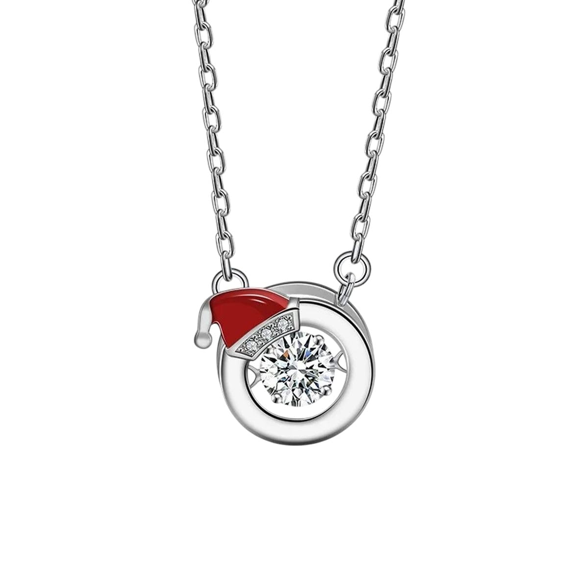 Nowy 2025 luksusowy klasyczny Missanite Fine Design Naszyjnik świąteczny dla uroków S925 Silver Party Biżuteria Prezent z akcesoriami Trendy kreatywny prezent