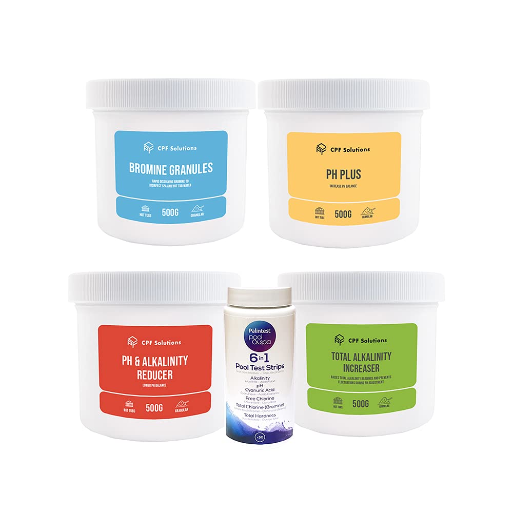 CPF SolutionsBasic Bromine Starter Kit for Hot Tubs, Spas & Inflatable Spas