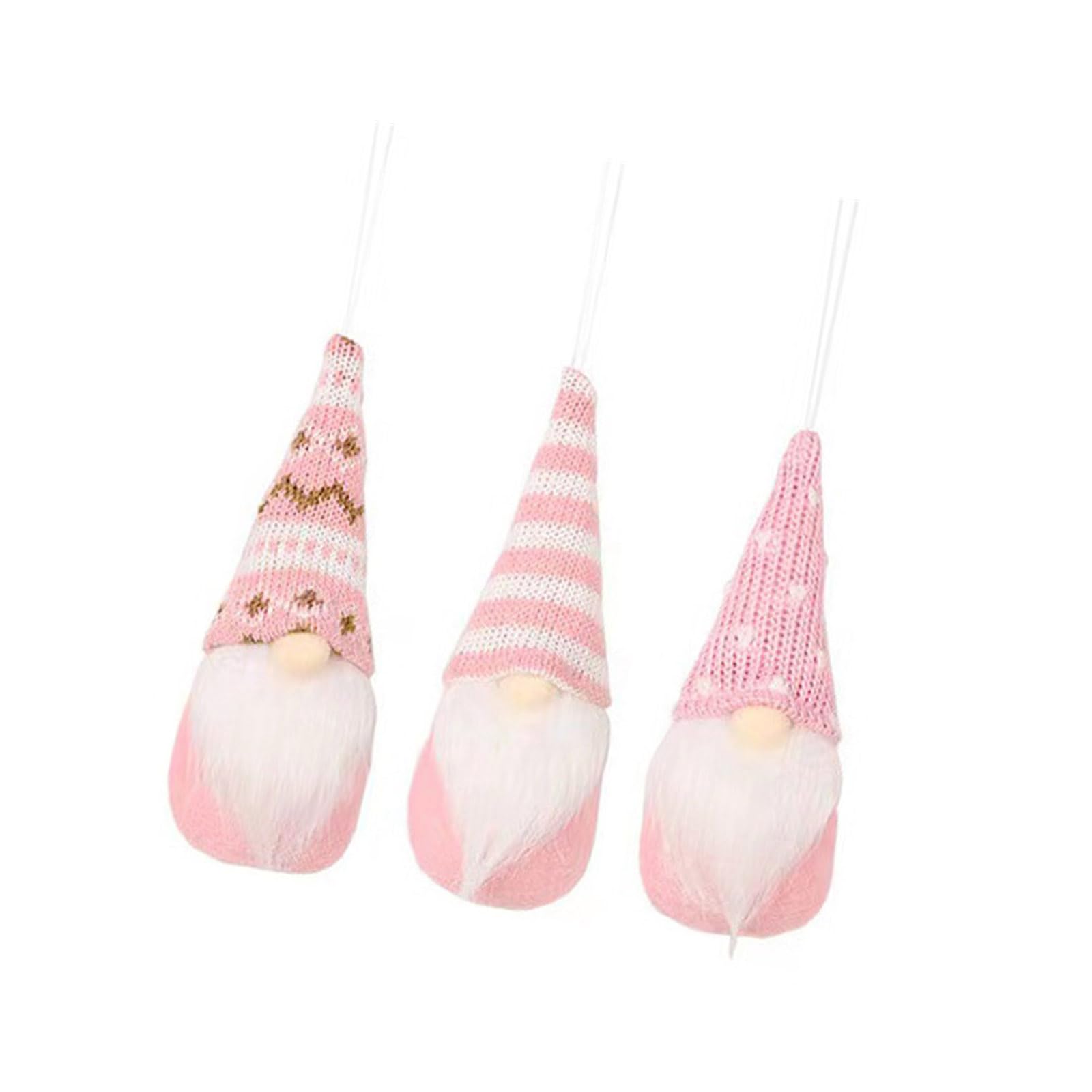Jazuaiao Knitted Hat Gnomes Doll Unique Dwarf Hanging Decoration Knit Cloth Christmas Ornament for Holiday Homes Party Traditional Gnomes Tree Decoration