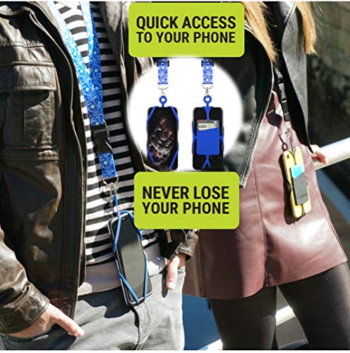 Cordão de celular Gear Beast com alça ajustável para pescoço compatível com iPhone Galaxy e a maiori