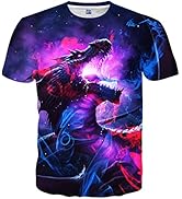EOWJEED Men Women T-Shirts Unisex 3D Print Short Sleeve Crewneck Graphic Tees