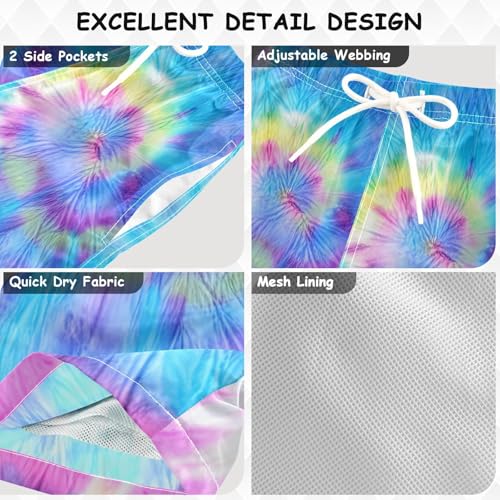 Boys Swim Trunks Tie Dye Color Toddler Swim Shorts Little Boys Bathing Suit Swimsuit Toddler Boy Swimwear 2T 202c16783