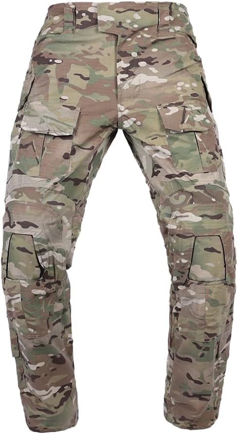 EMERSONGEAR G3 Paintball Pants with Knee Pads，Tactical Men Combat Pants，Army Airsoft BDU Outdoor Trousers