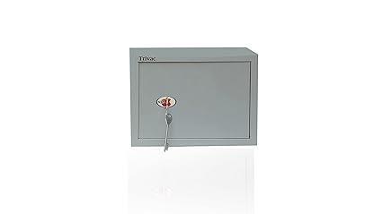 Mechanical Safe | Safety locker | Key Locker | Safe Locker |Safe Box | Non Electronic Safe Lockers for Home and Office(25 x 35 x 25) CM-Light Grey