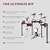 Alesis Nitro Ultimate Electric Drum Kit with Dual Zone Quiet Mesh Pads, Movable Hi-Hat, 640 Authentic BFD Sounds and 52 Kits, Bluetooth, Drumeo, USB MIDI, Double Kick Compatible #3