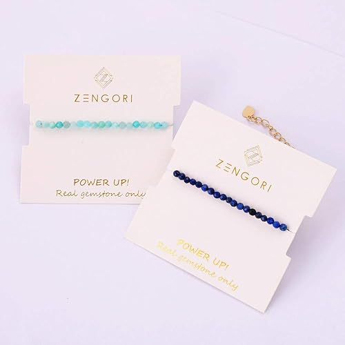 Miniatura 5 de Pulsera de cuentas facetadas de piedra genuina natural de 0.118 in, joyería hecha a mano ajustable, Turquesa natural, turquesa natural