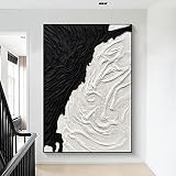 Black and White Abstract Prints Black Textured Wall Art Minimalist Black and White Wall Art Minimali