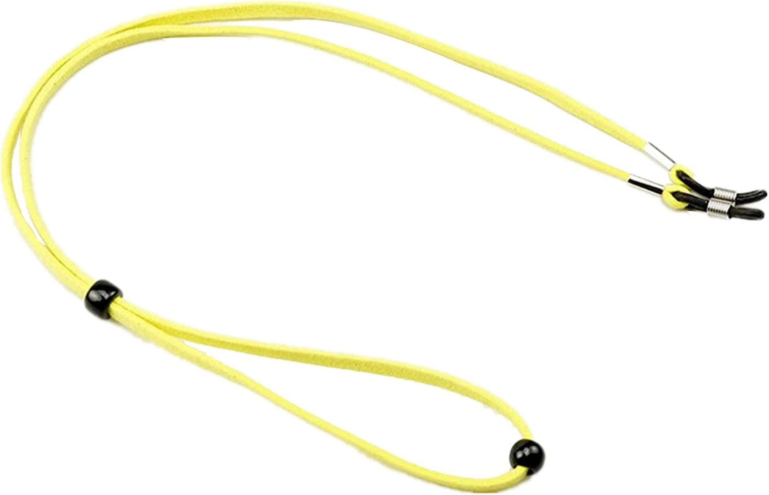 REVAHI Porte-chaîne de Lunettes en Cuir PU Anti-dérapant réglable Sangle de Lunettes/Cordon de Lunettes de Soleil/Cou St/Lunette de retenue de Lunettes pour Femmes et Hommes