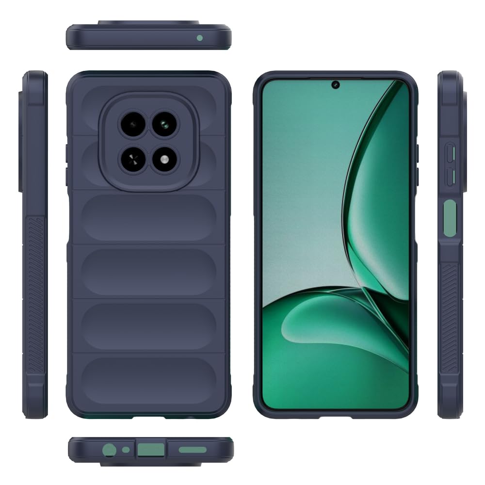 Compatible with Realme C63 5G Case Cover,TPU Mobile Phone Soft Compatible with Realme V60s 5G RMX3996 / V60 5G RMX3995 Case Cover Blue
