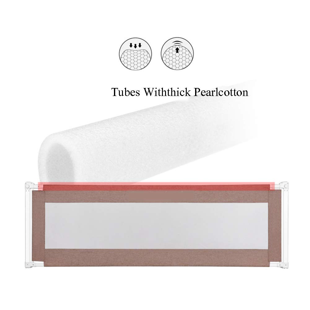 Sponde per Letto, Protezione sponda per Letto, sponde per Letto, Supporta Sollevamento Verticale, con Schiuma, realizzate in Rete, vestibilità Universale per doghe e boxspring