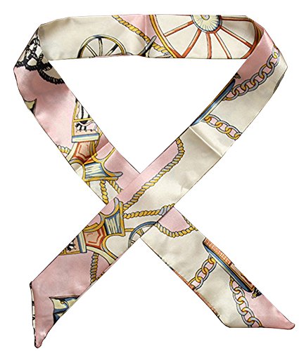 Women's Magic Skinny Neckerchief Hairband Wrap Scarf for Handbag