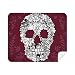 Flowers Bones Mexico Day of Dead Cleaning Cloth Screen Cleaner 2pcs Suede Fabric