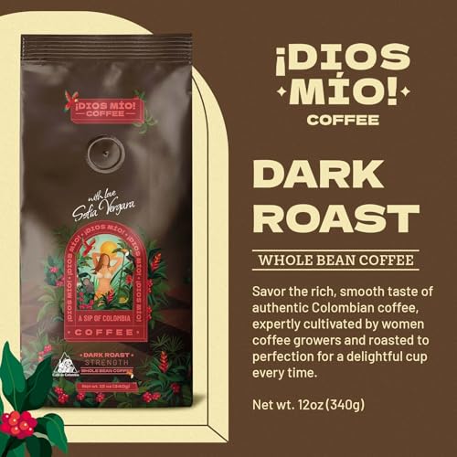 Dios Mio Coffee by Sofia Vergara, Café Premium en Grano 340 g Pack 2 miniatura 3