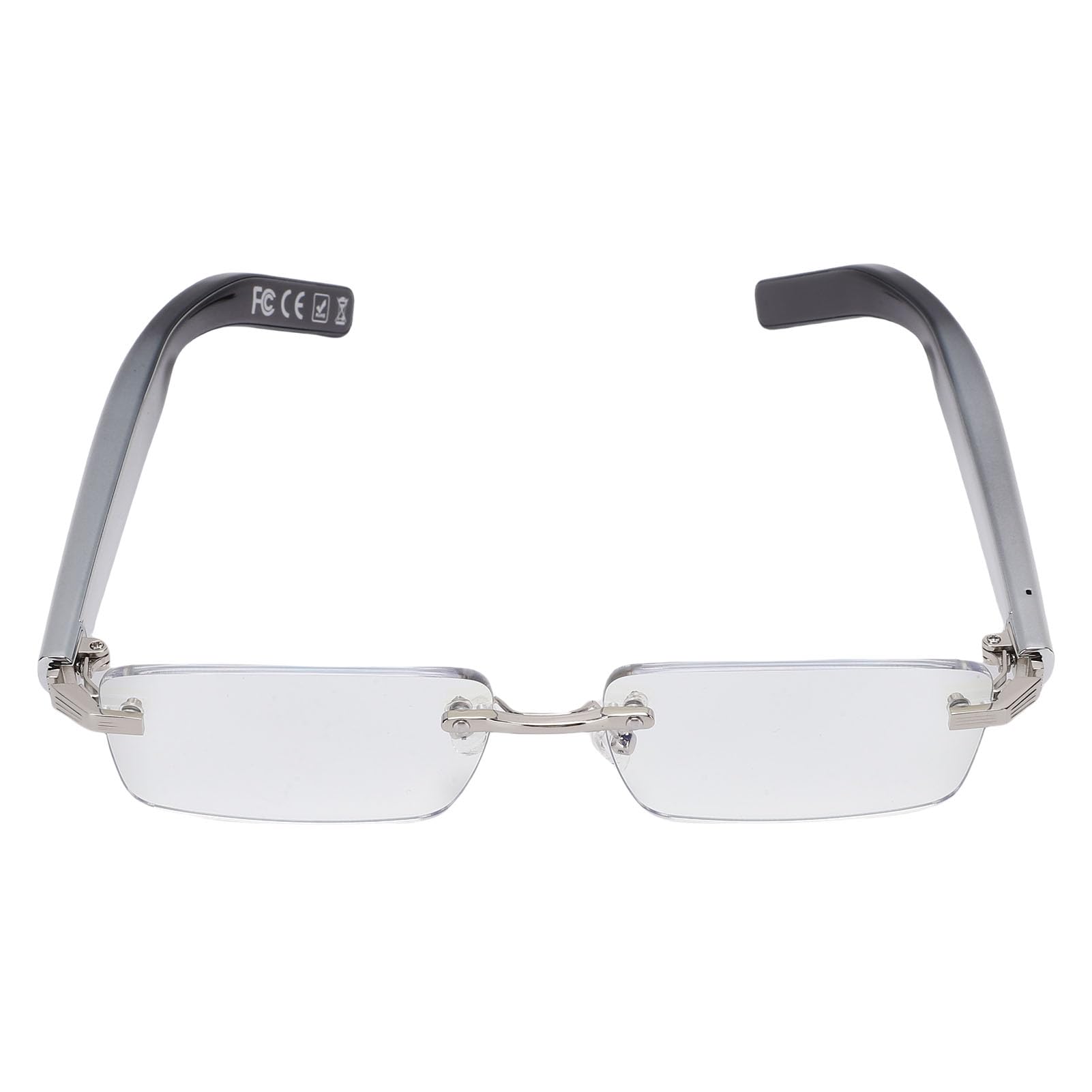 Sxhlseller Occhiali Intelligenti Senza Cornice V5.3 AI con Traduzione Multilingue Protezione degli Occhi Elegante in Materiale PC + Nylon per L'uso Quotidiano