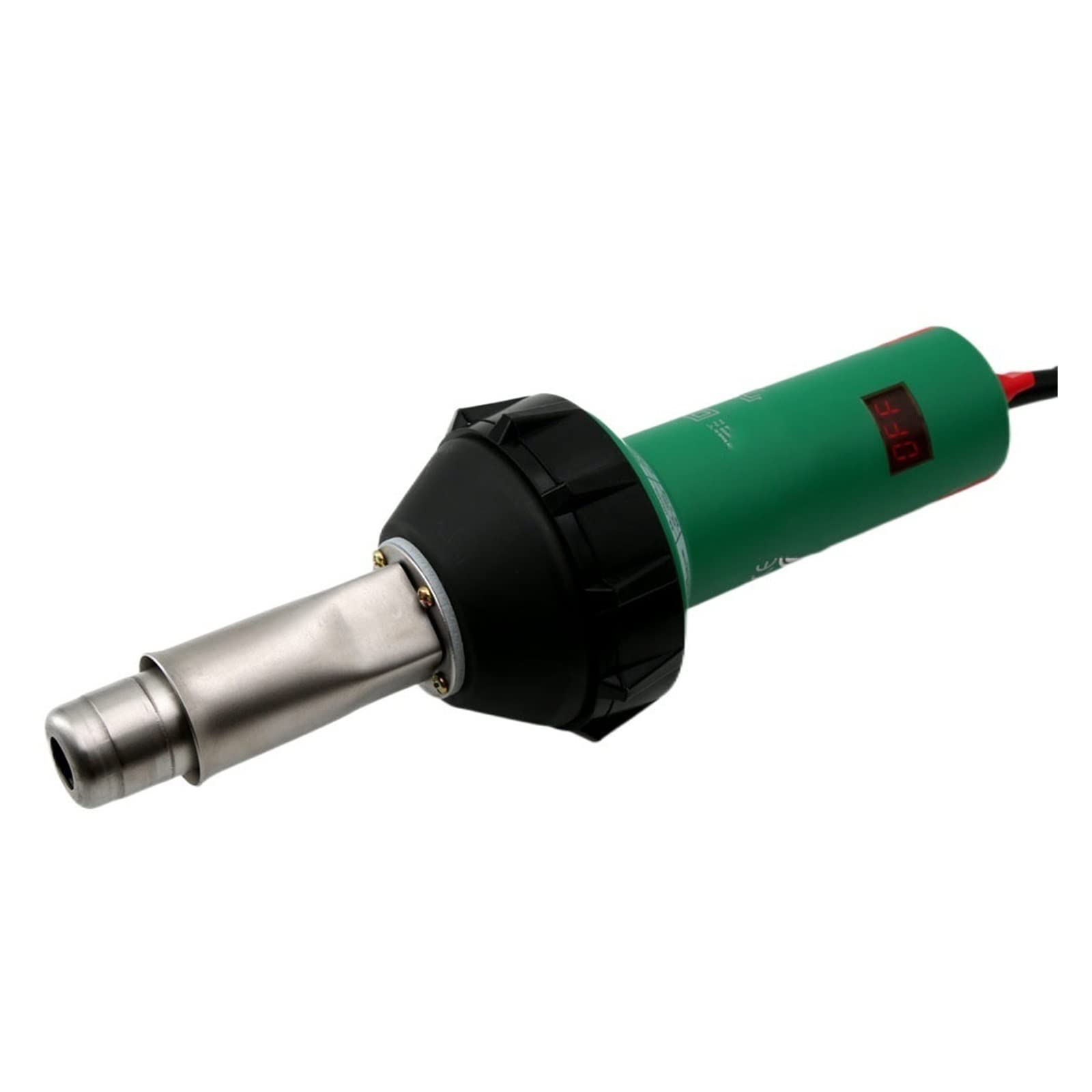 Pistolet termiczny 1600W opalarka palnik na gorące powietrze zgrzewarka do tworzyw sztucznych zestaw spawalniczy opalarka uchwyt pręt pistolet lutowanie, wyświetlacz temperatury (Color : Kits 11, Si