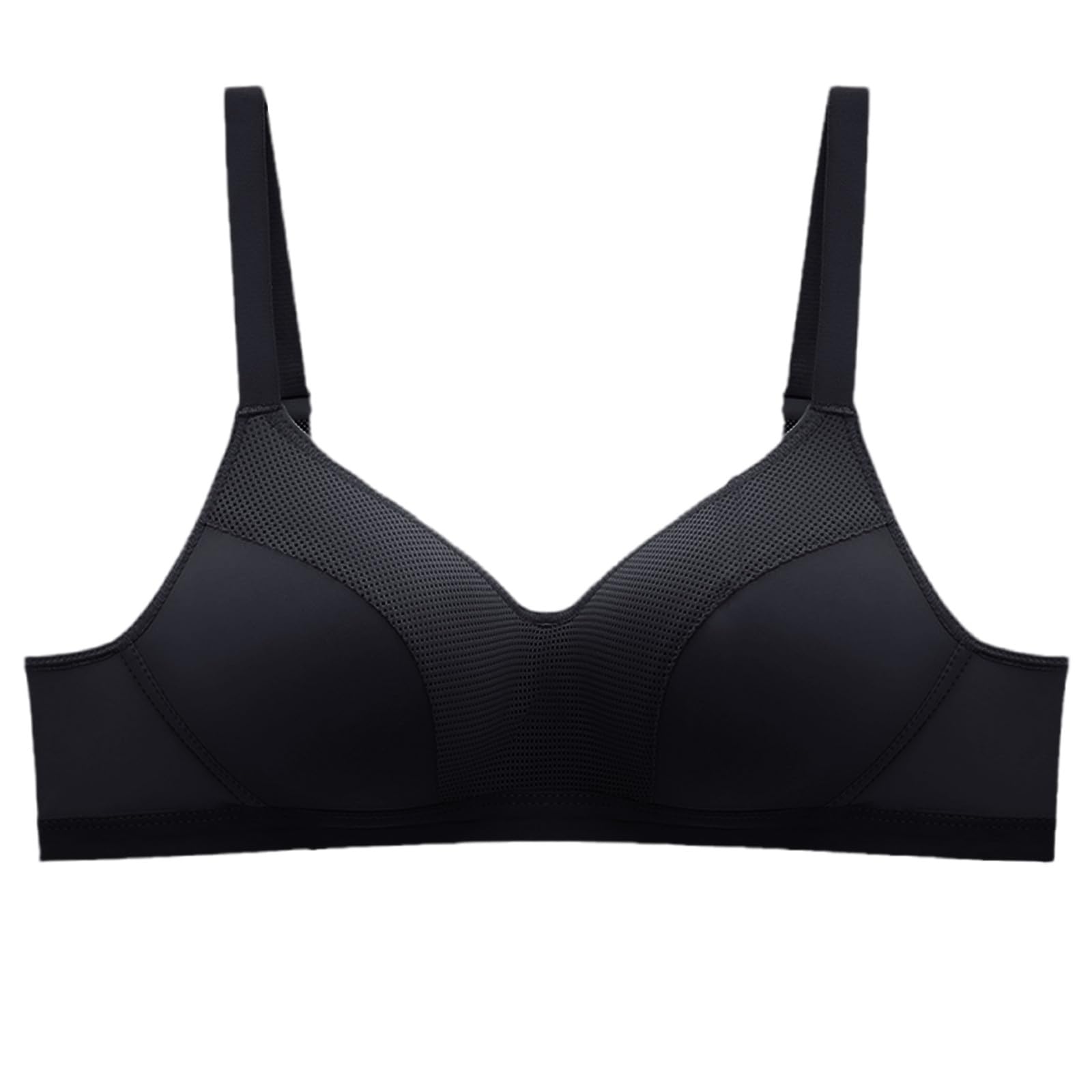 Bras for Women Trendy Wireless Push Up Bra Soft Comfort Breathable Support Seamless Comfortable Wire Free Bralette