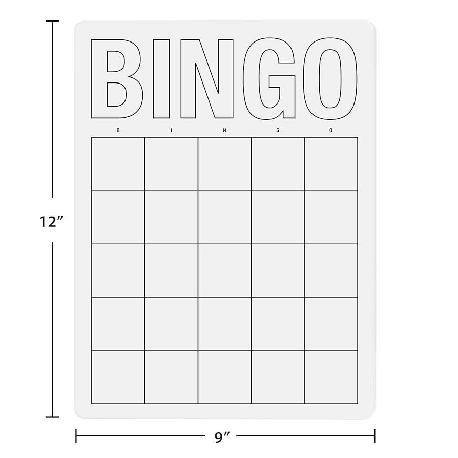 amazon-com-dry-erase-board-blank-bingo-game-board-9-x-12-inches-for-kids-or-adults-office-products for Free Printable Blank Bingo Cards For Teachers Amazon.com: Dry Erase Board Blank Bingo Game Board, 9 x 12 Inches for Kids or Adults : Office Products for Free Printable Blank Bingo Cards For Teachers