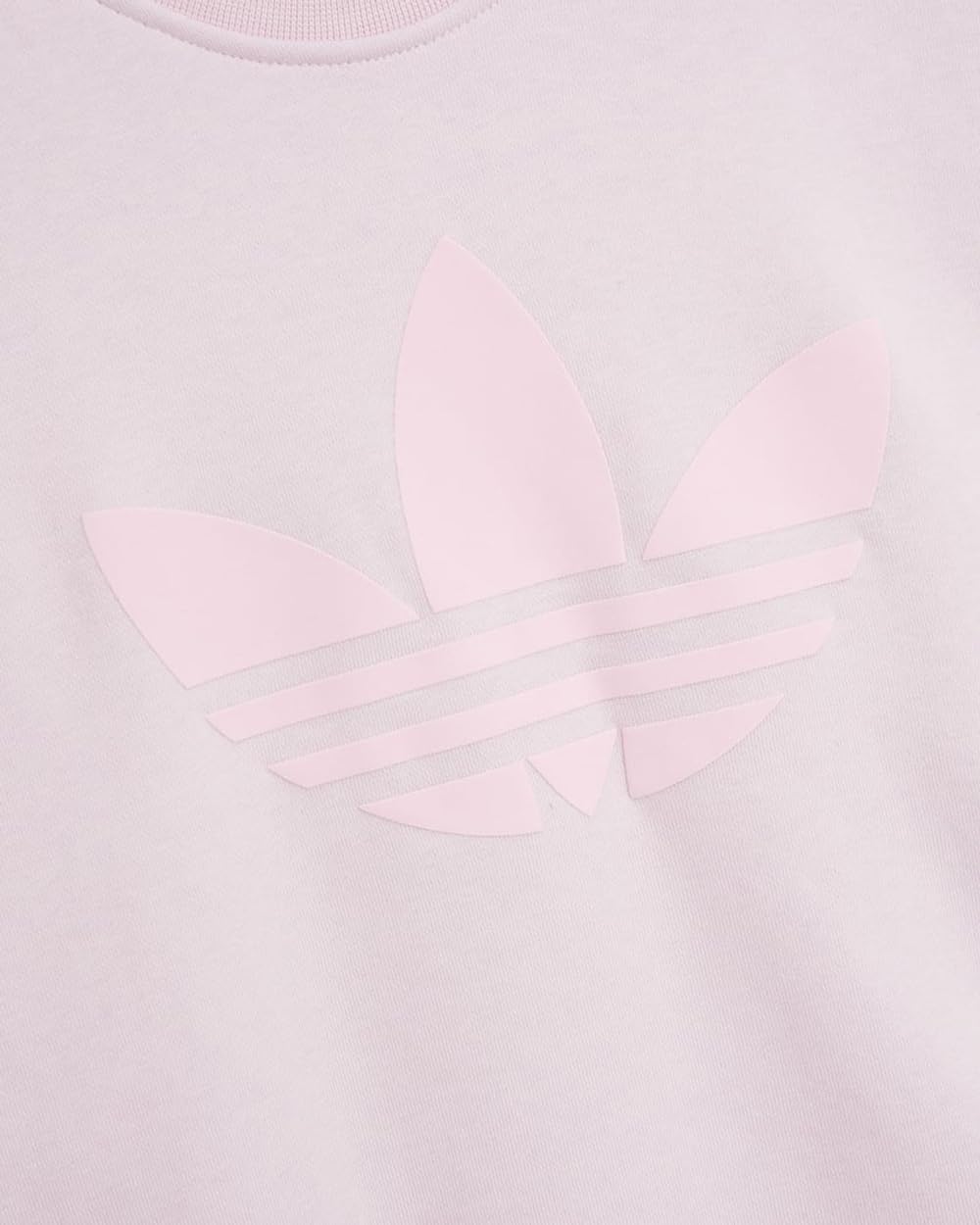 adidas Originals Womens Crew Pullover Sweatshirt, Almost Pink