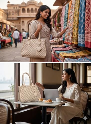 Image of Fostelo Women's Buenos Satchel Tote Handbag for Women | Ladies Purse | Stylish Shoulder Bag | Gift For Women