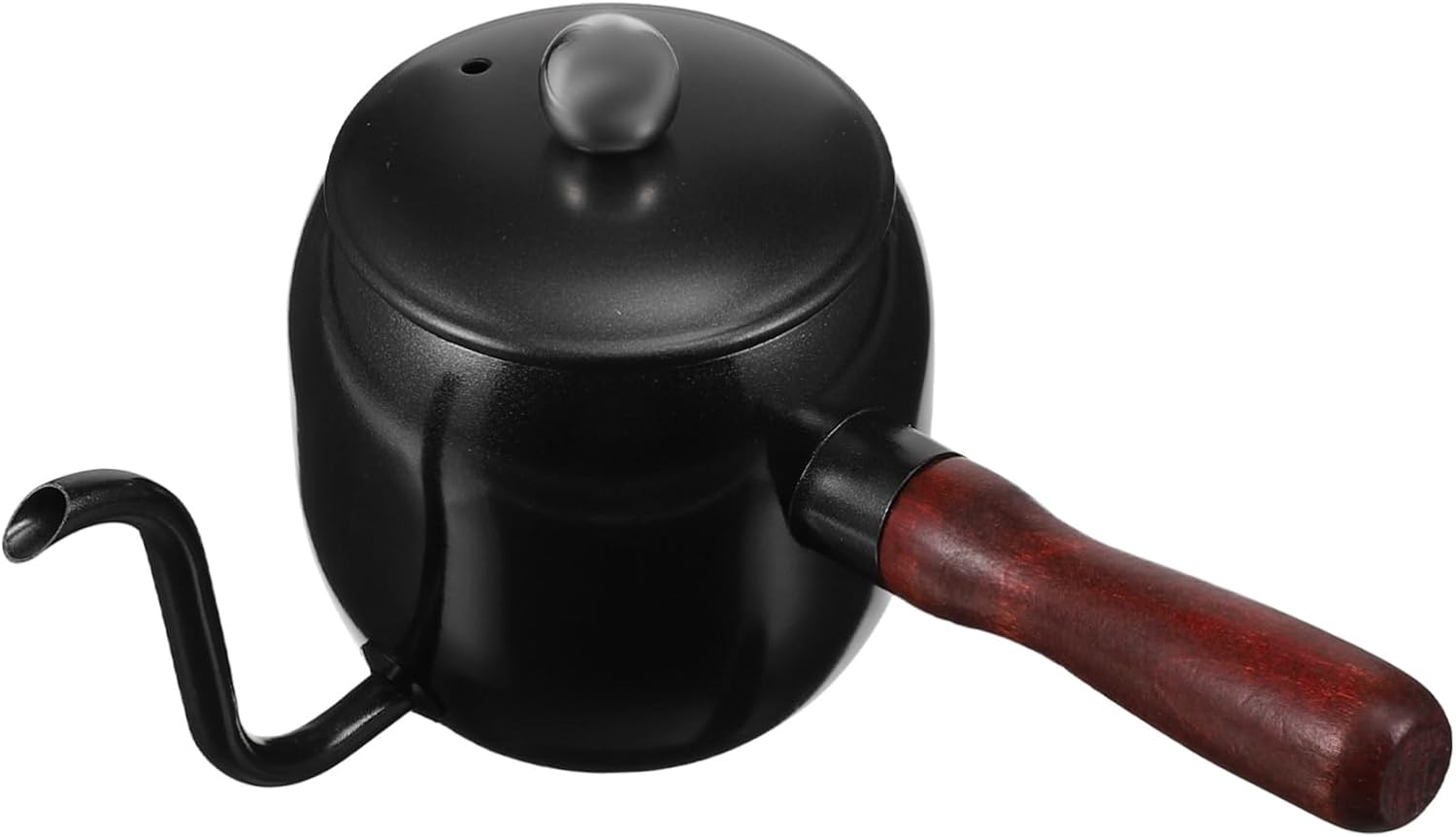 Garneck 1pc Spout Coffee Kettle Wooden Handle Stainless Steel Drip Coffee Pot for Home Office and Cafe Use for Hand Brewing and Tea Making