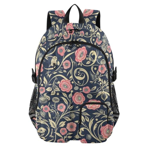 Mochila floral William Morris con compartimento acolchado para laptop