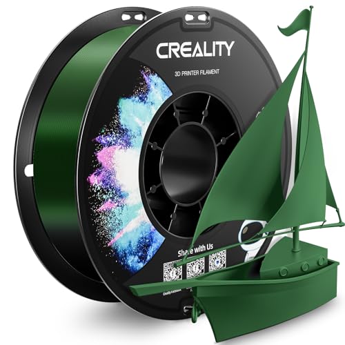 Image of CREALITY PETG Filament 1.75mm 3D Printer Filament, 1kg (2.2lb) Neatly Wound Spool, Dimensional Accuracy ±0.03mm, Fit for Ender, Bambu Lab, Anycubic,ELEGOO FDM Printers, Army Green