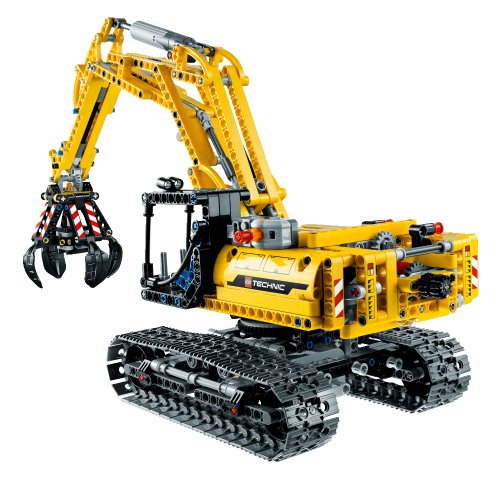 lego technic crane yellow