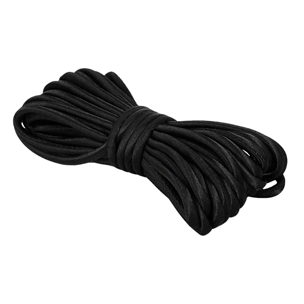 5mmx5m Black Satin Cord Polyester Satin String Cord for Sewing Clothing Button Knitting