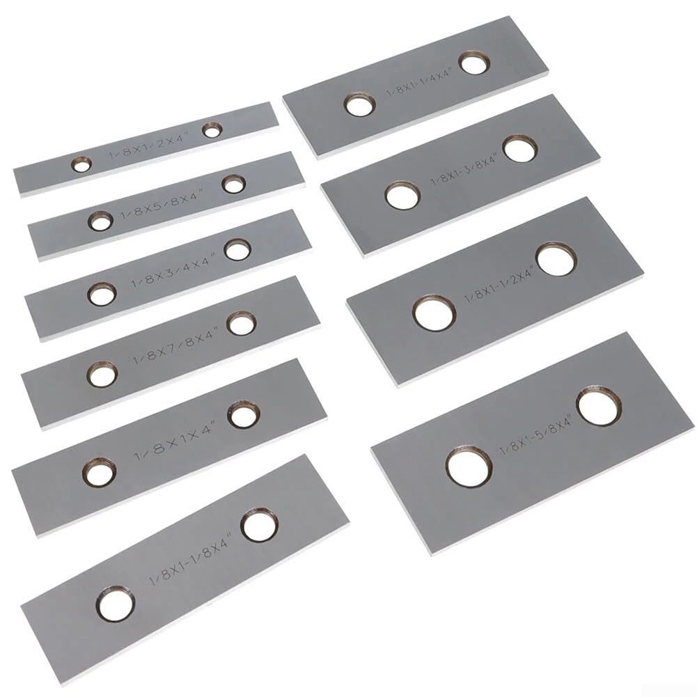 Parallel Block Set 1/8 x 4 Pollice Acciaio Legato Machinist Strumenti per Fresatura Foratura Con 10 Paia
