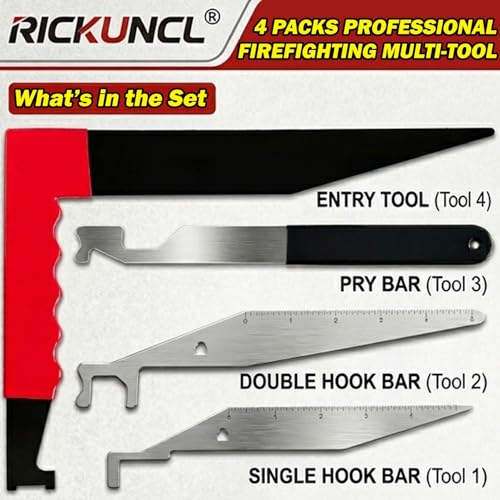 4-Piece Professional Firefighting Multi-Tool Kit