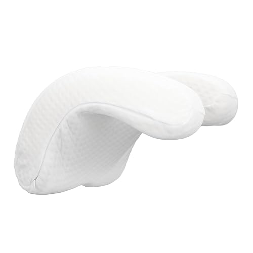 Miniatura 7 de Almohada para dormir para pareja, almohada de brazo de rebote lento, almohada de presión de rebote lento, almohada de espuma viscoelástica, almohada