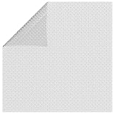 Festnight Cubierta Solar Piscina isotérmica Gris Rectangular 3x2m Lona térmica Protectora Cobertor Piscina