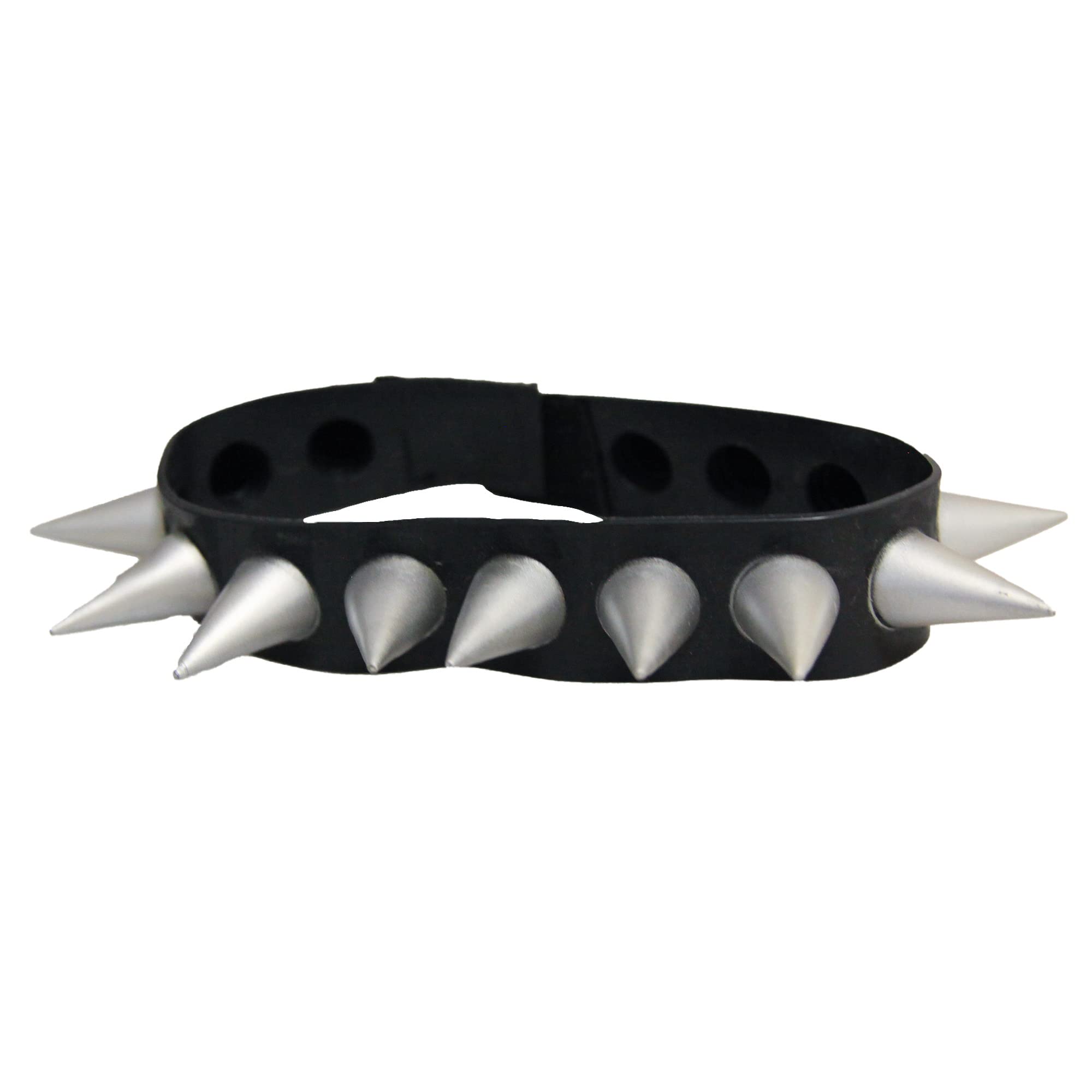 Bristol Novelty BA435 Spike Choker, Silver, One Size