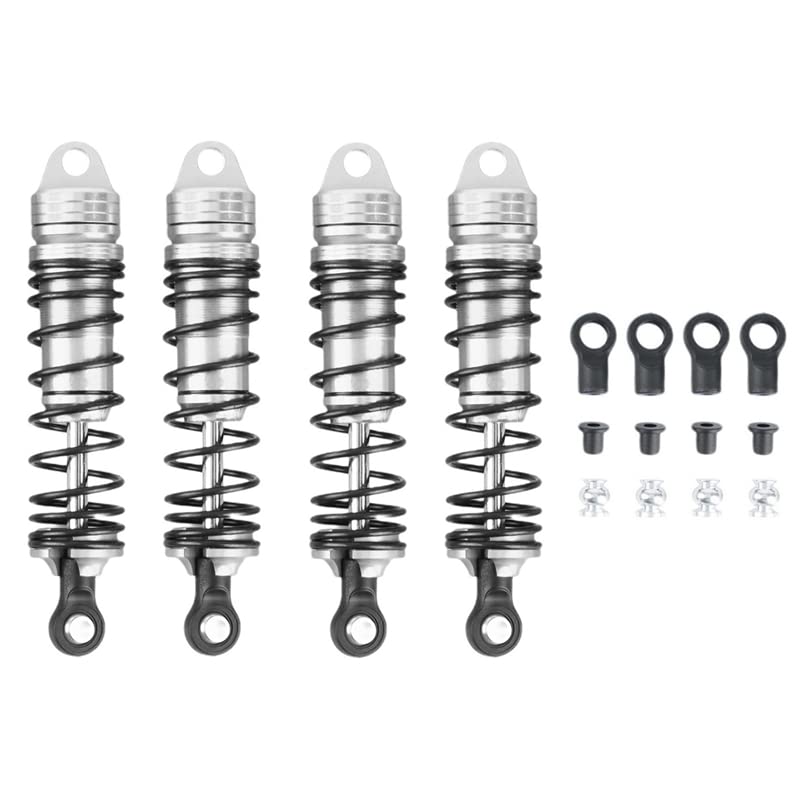 Amortisseurs avant arrière en métal Summit 1/10 2.0 VXL suspension upgrade voiture RC argent