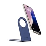 Curve Nano MagSafe Stand - Compact Magnetic Phone Stand for Desk - Qi2 Compatible&comma; Fold-Flat Design - Adjustable Angle for iPhone - Anti-Slip Base - Portable Fold-Flat Phone Holder