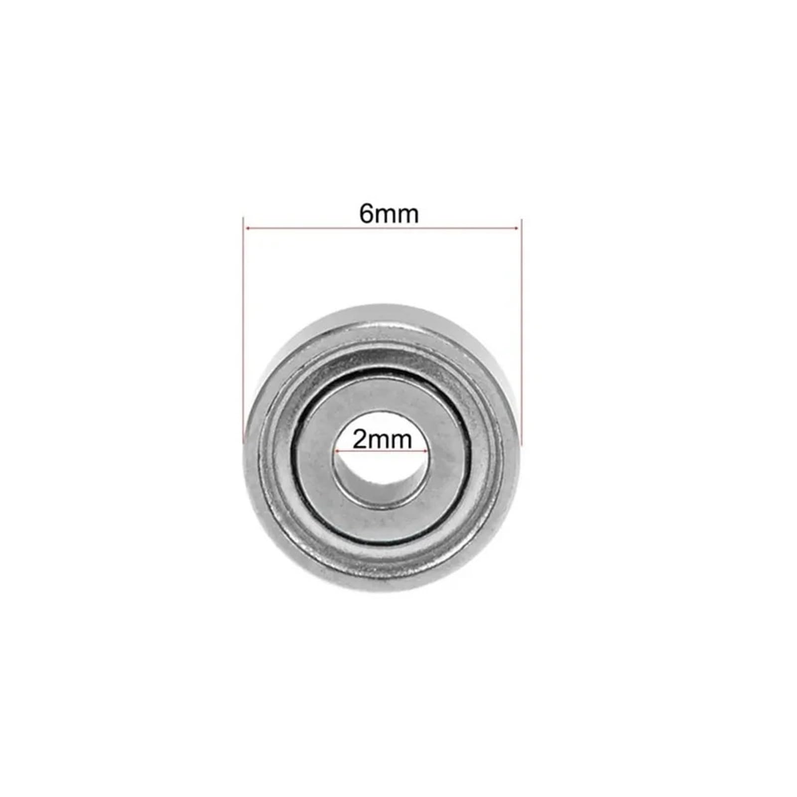Roulements À Billes Série Mini MR, 50 Pièces, MR52ZZ-MR74ZZ