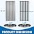 SafBbcue Cast Iron Cooking Grates and Infrared Emitter Replacement for Charbroil Infrared Grills 463224912 463231711 463241413 463247209 463247310 463271314 466231711 466247310