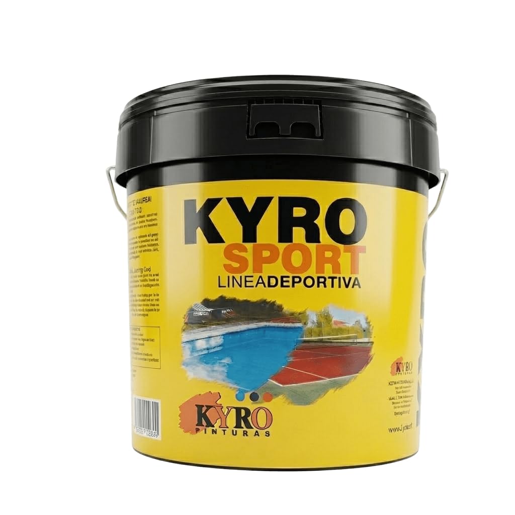 Pintura acrílica para Piscinas de gran resistencia al agua - Azul y Blanco - 14L y 4L (Blanco, 4 Litros)