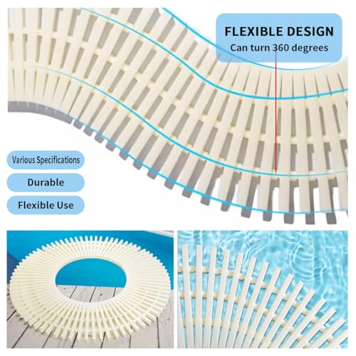 Solution de drainage de piscine contre l'eau stagnante grille en ABS - 4