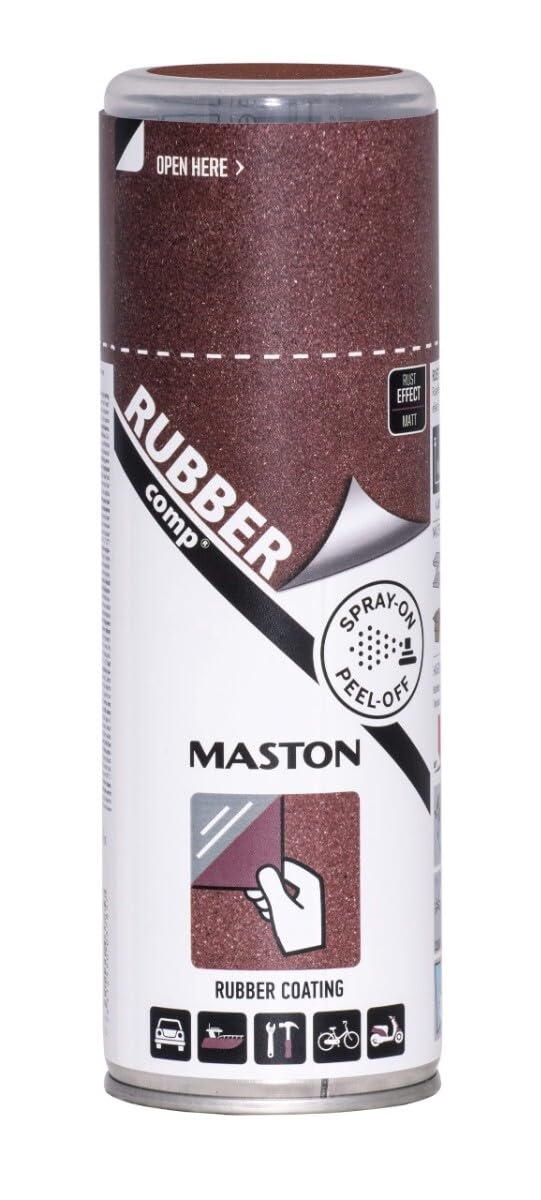 Maston Spray RUBBER Comp Rust Effect Matt 400ml