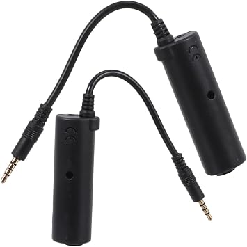 2pcs Electric Guitar Effects Adapter Reliable Audio Interface for All Guitar Types Including Electric Bass Acoustic Easy to Use Sound Converter Compatible with Apple Products