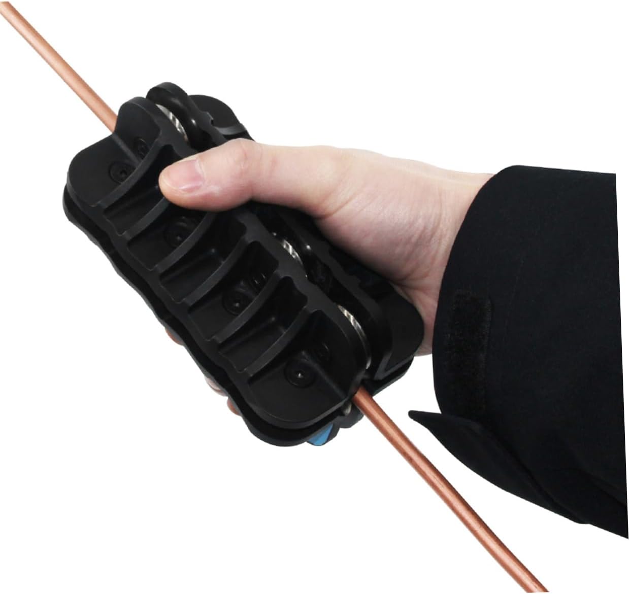 STOBAZA Adjustable Tubing Straightener Handheld Brake Line Bending Tool Repair for Plumbing Refrigeration Systems