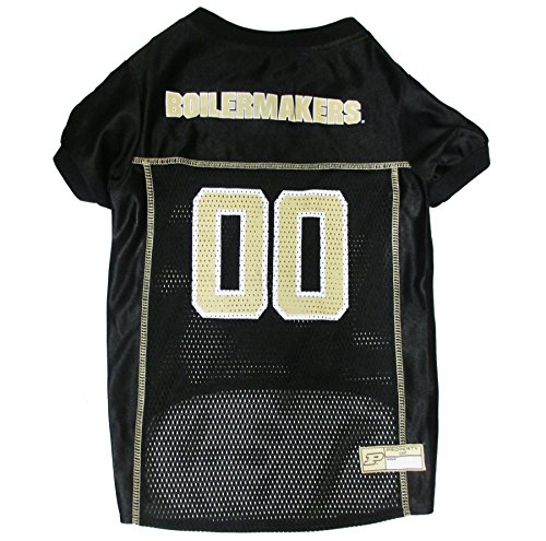 Image of Pets First NCAA College Purdue Boilermakers Mesh Jersey for Dogs & Cats, XX-Large. Licensed Dog Jersey with Your Favorite Football /Basketball College Team